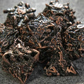 Dragon head skeletonized metal dnd dice set + reddish copper color