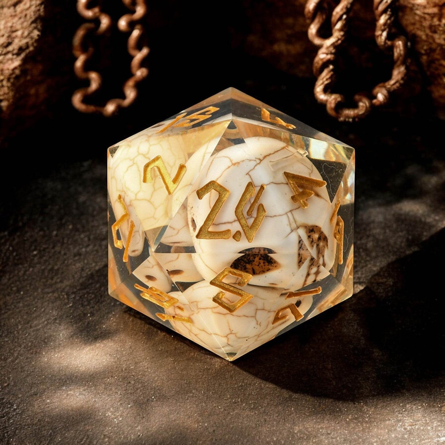 Corpse Cranium Resin 30mm D20 'PRE-ORDER | SPRING EVENT DEAL' - 