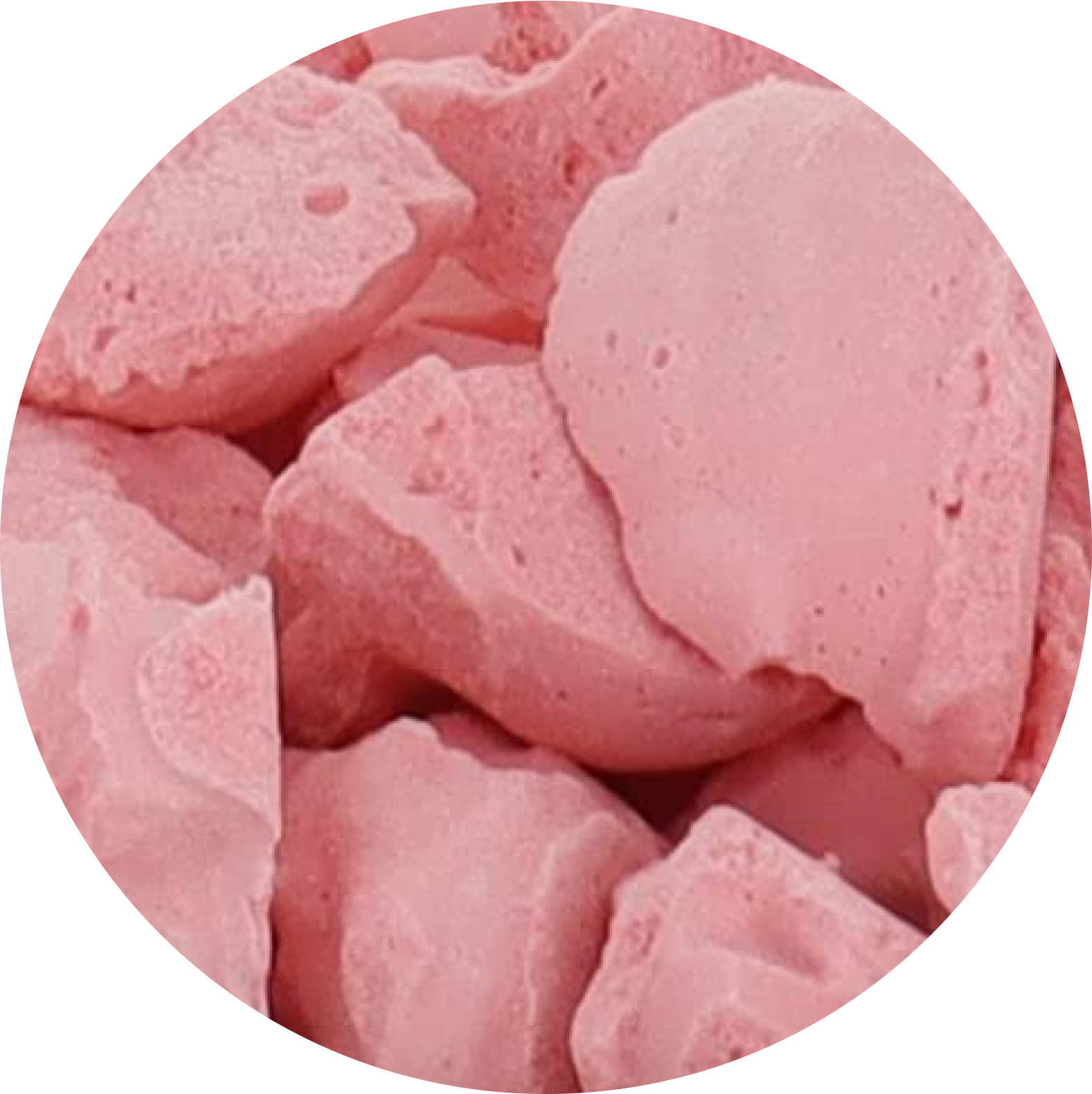 Freeze Dried Ice Cream That Does Not Melt (Bits) Cotton Candy Pink