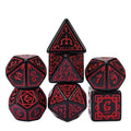 Cryptic Knots: Dried Blood RPG Dice Set - 