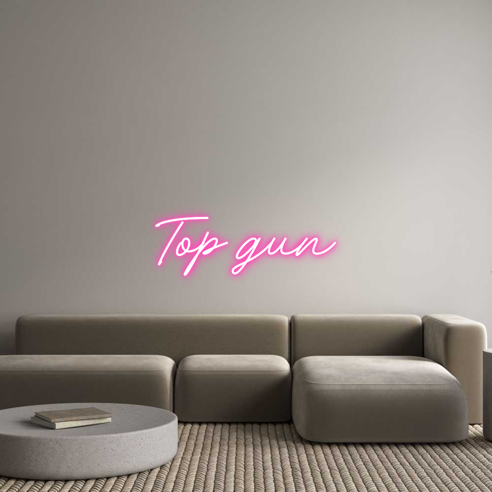 Custom Neon: Top gun