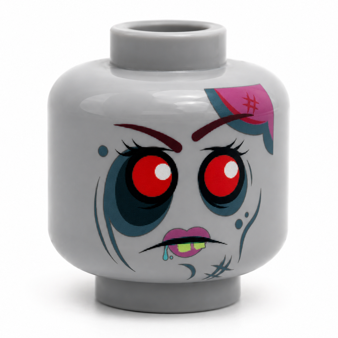 B3 Customs® Zombie #2 Minifig Head
