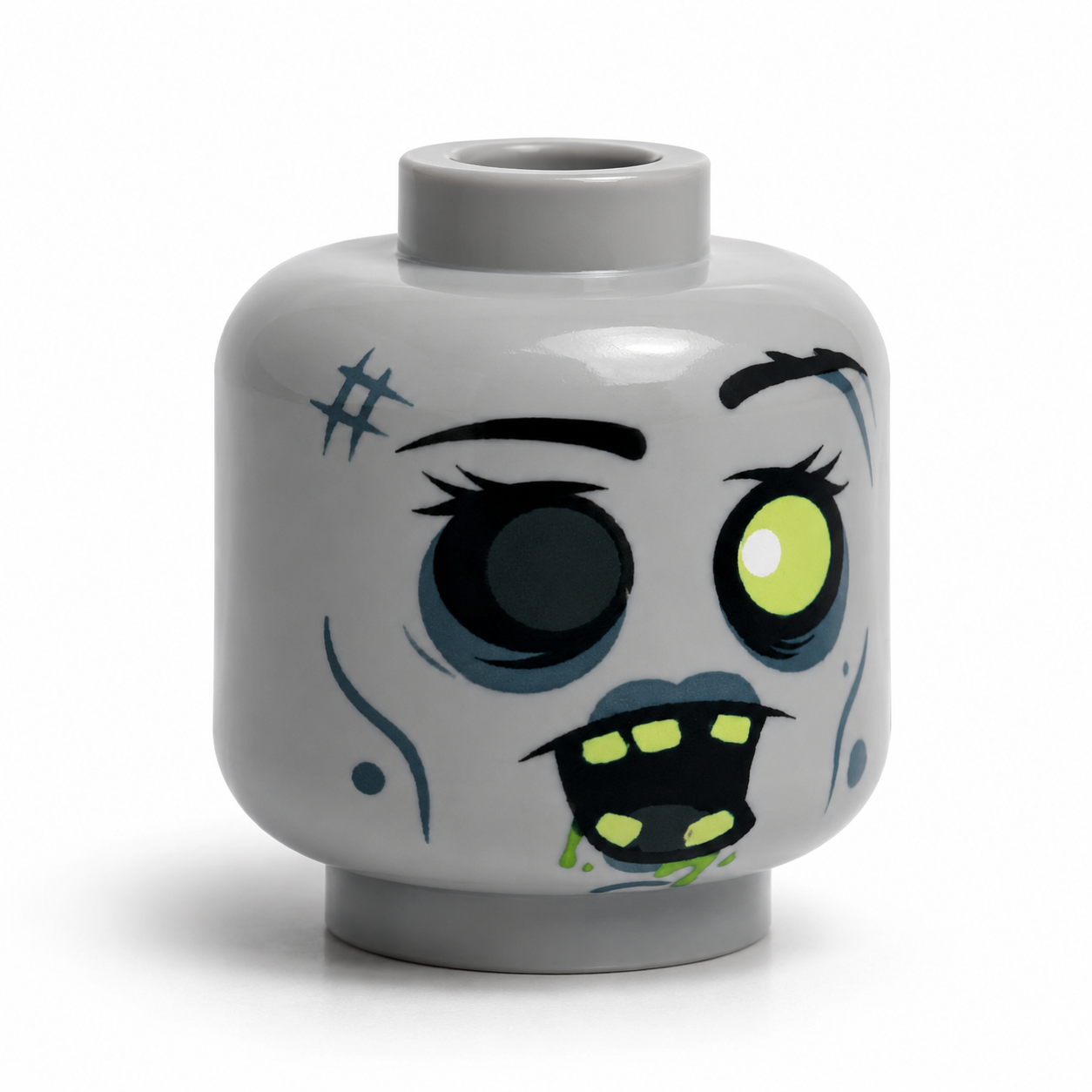 B3 Customs® Zombie #1 Minifig Head