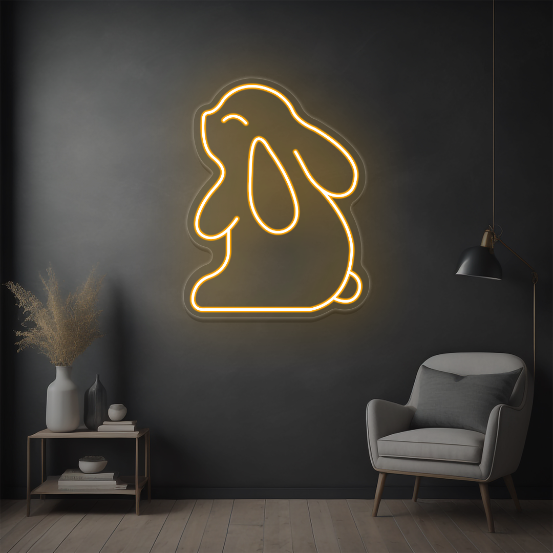 Cute Bunny Neon Sign