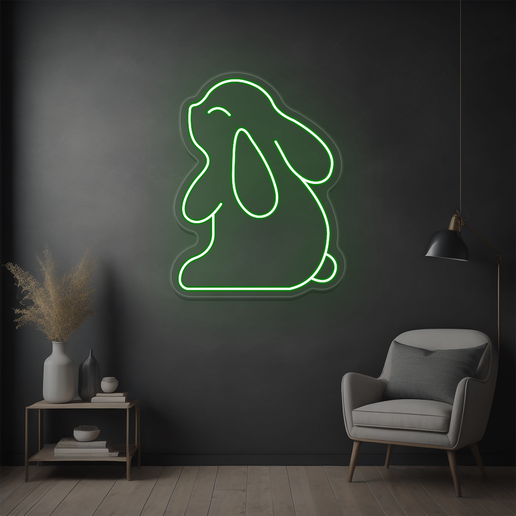 Cute Bunny Neon Sign