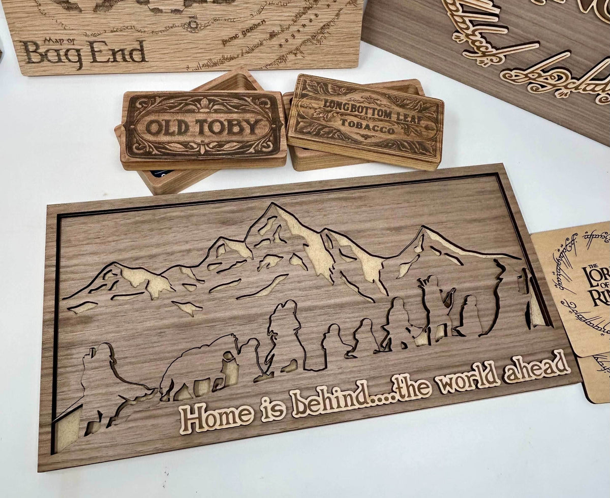 LOTR Fantasy Book Wall Art - 