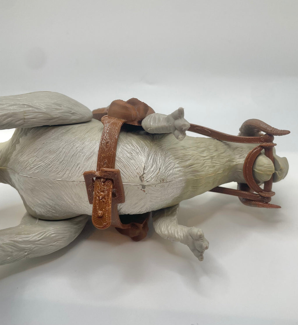 STAR WARS vintage Tauntaun Saddle & Bridle Reins REPRO Replacement Part kenner