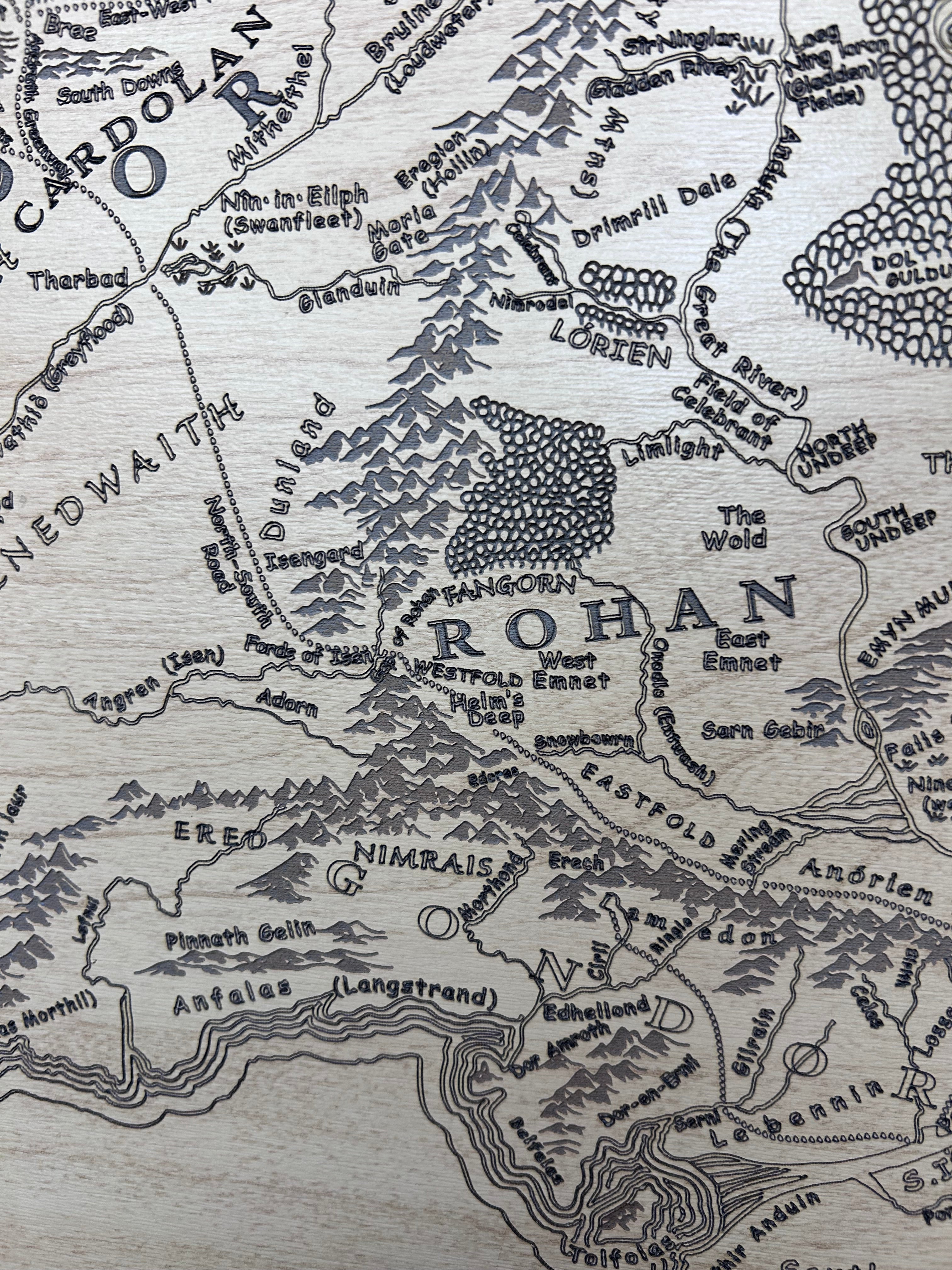Lord of the Rings Map | Middle Earth