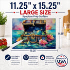 Treasure Chest Glass Cutting Board Large - Role-Players