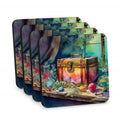 Treasure Chest Foam Coasters - Role-Players