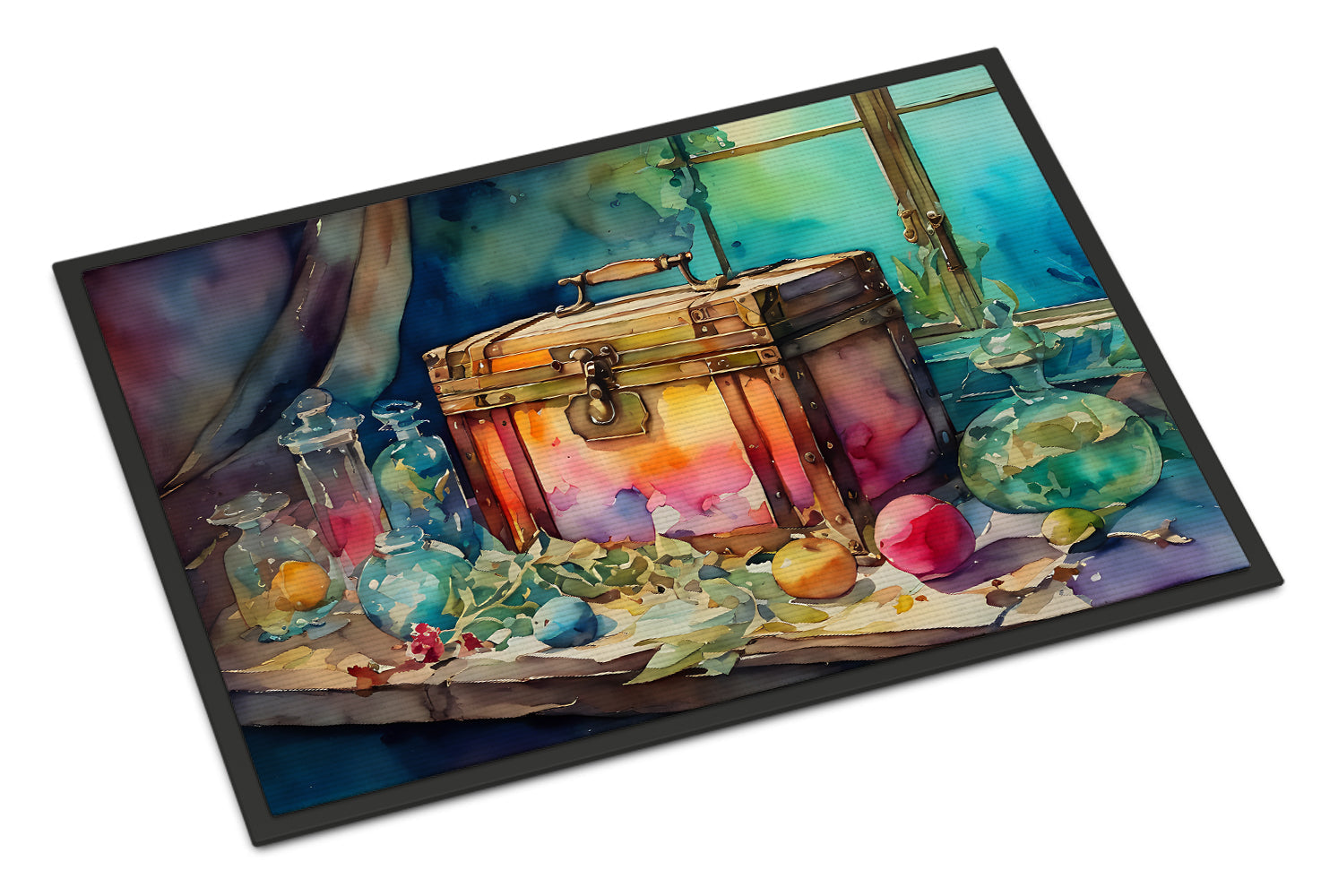 Treasure Chest in a workshop Doormat 24x36in - Role-Players