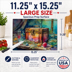Treasure Chest Glass Cutting Board Large - Role-Players
