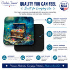Treasure Chest Foam Coasters - Role-Players