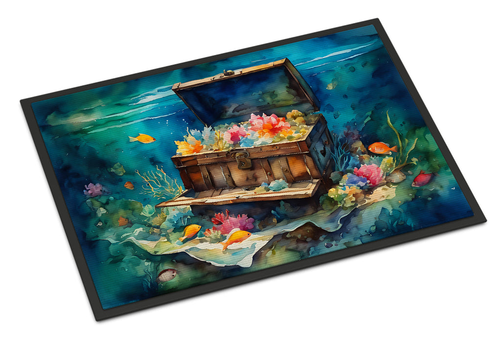 Sunken Treasure Chest Doormat 24x36in - Role-Players