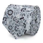 DC Batman Patterned Floral Blue Men's Tie