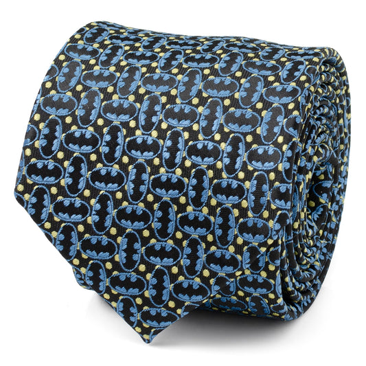 DC Batman Emblem Multi Black Men's Tie
