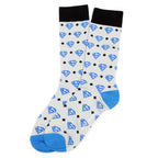 DC Superman Diamond Gray Socks