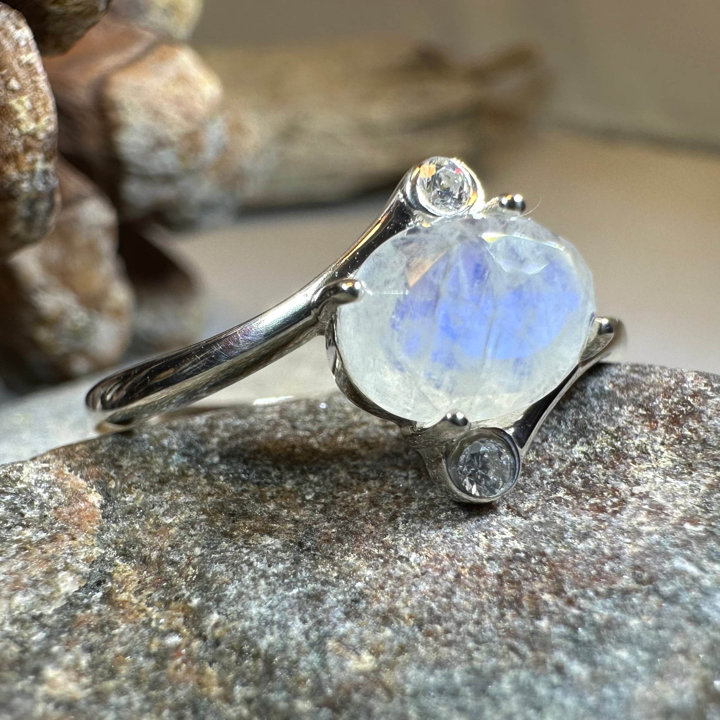 Lysandra Moonstone Ring - 5