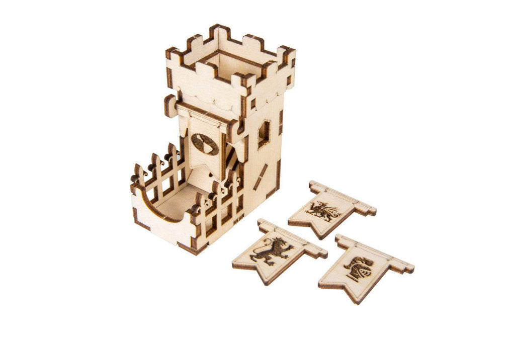 Tiny Dice Tower - The Keep - Tower + 2 10mm D6