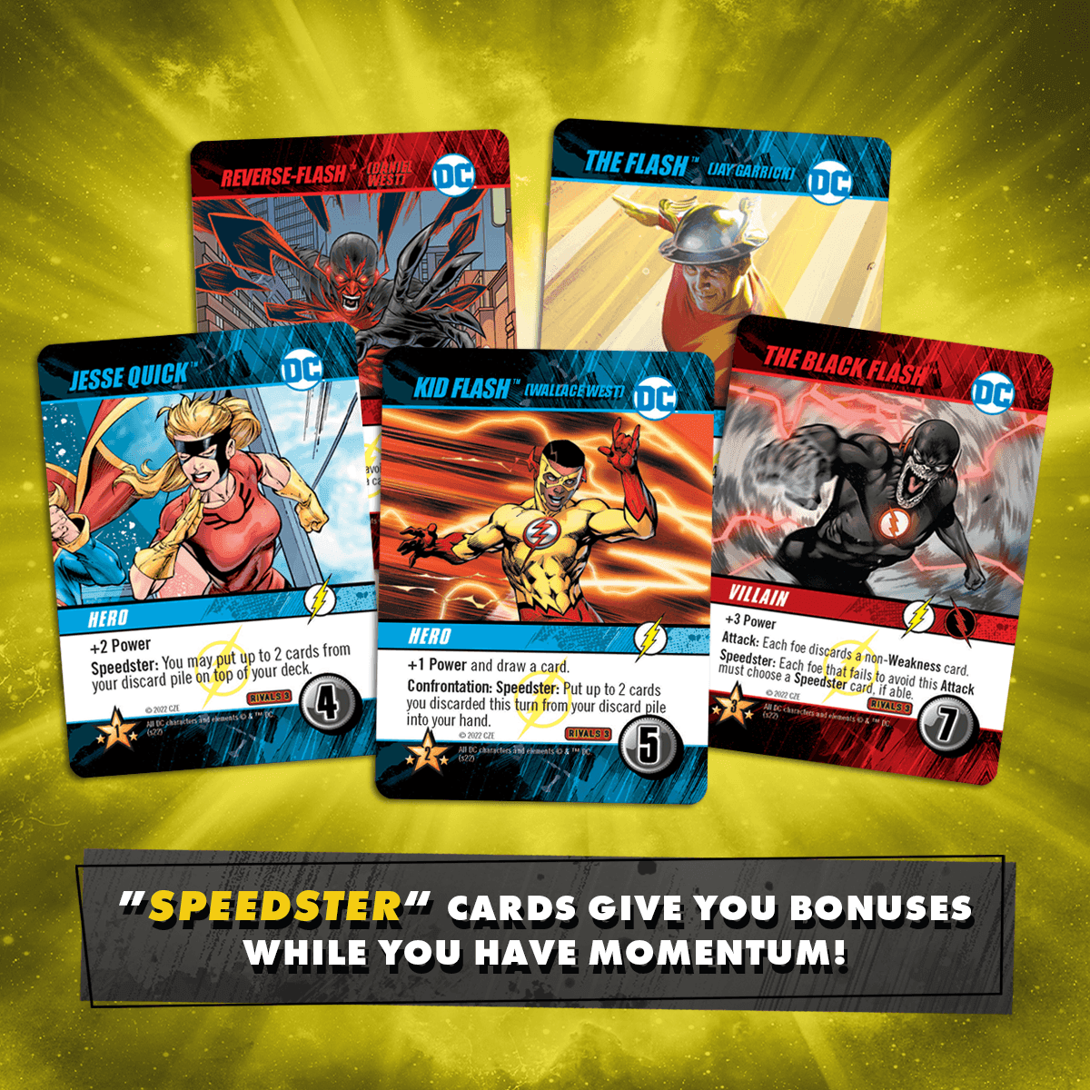 DC Deck-Building Game: Rivals – The Flash vs. Reverse-Flash (KICKSTARTER VERSION) - 