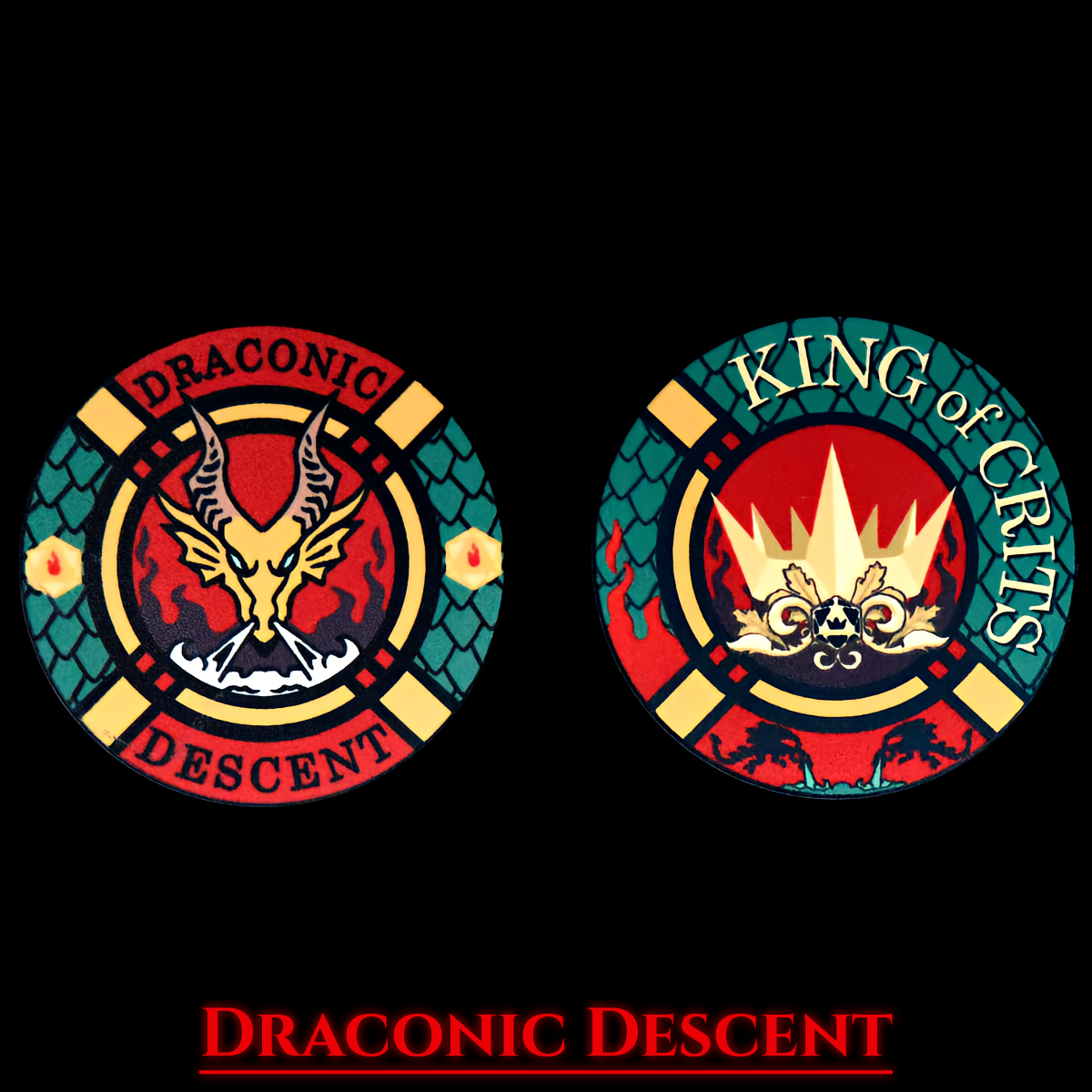 Draconic Descent Dice Set