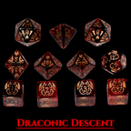 Draconic Descent Dice Set