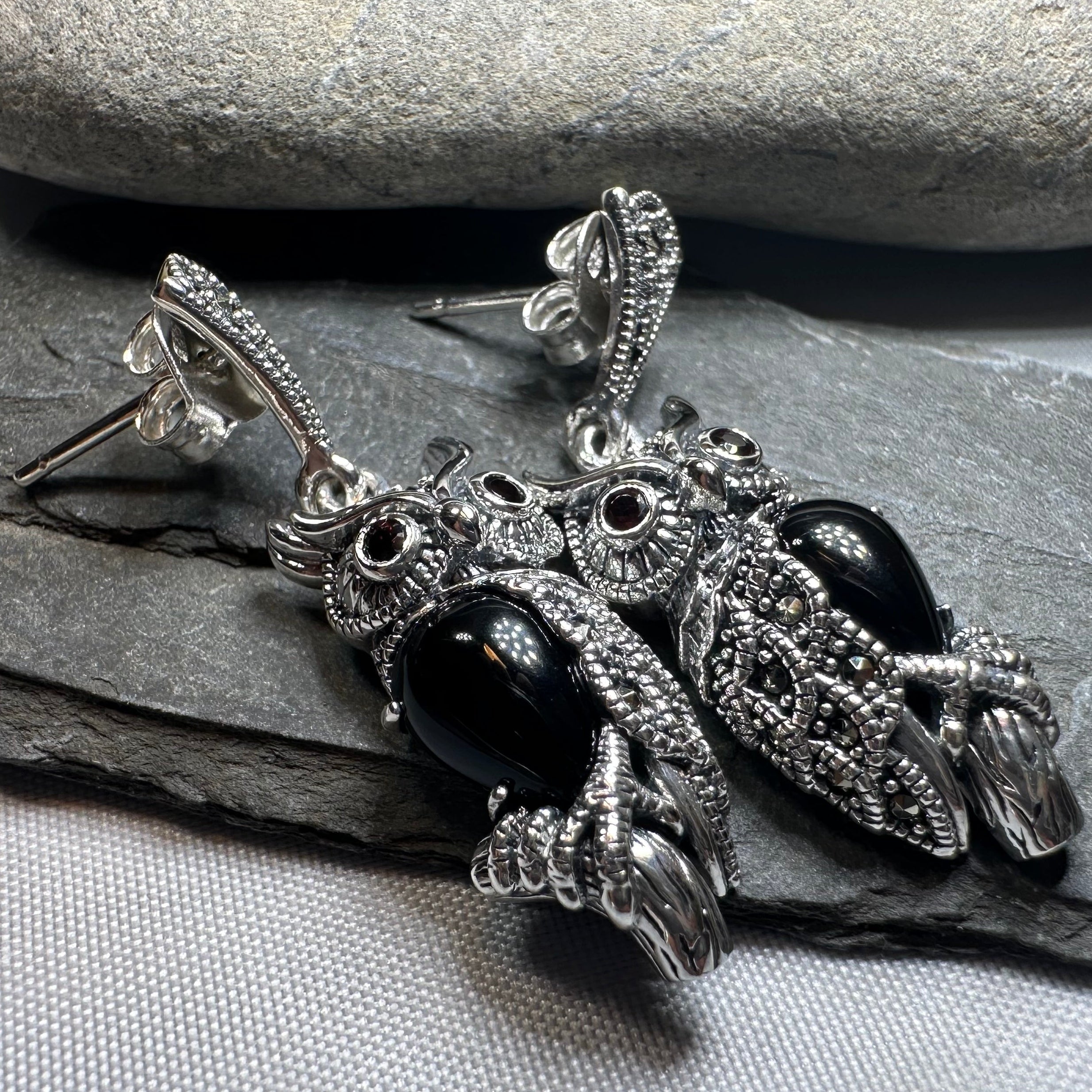Marcasite Bee Earrings