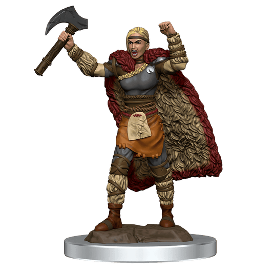 D&D: Icons of the Realms - Female Human Barbarian Premium Figure - 