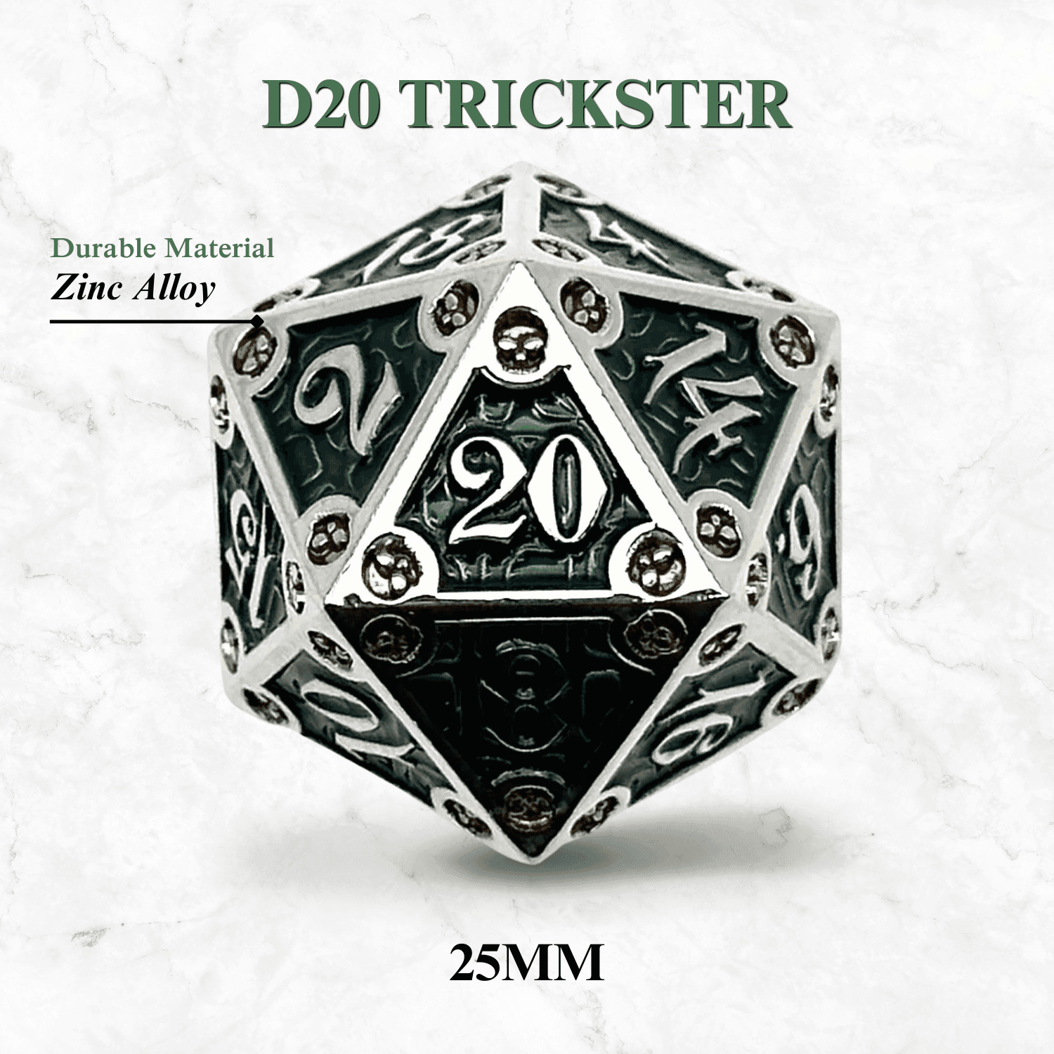 Dungeon Delve Runestones™ - 25mm D20 - Trickster - 