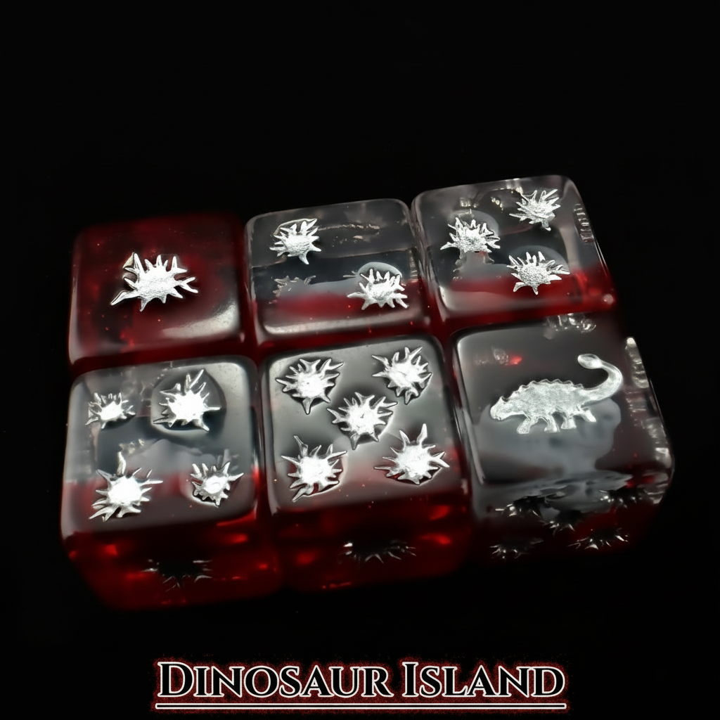 Dinosaur Island Dice Set