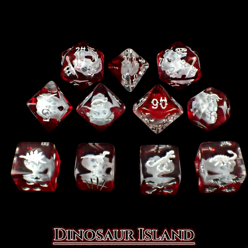 Dinosaur Island Dice Set