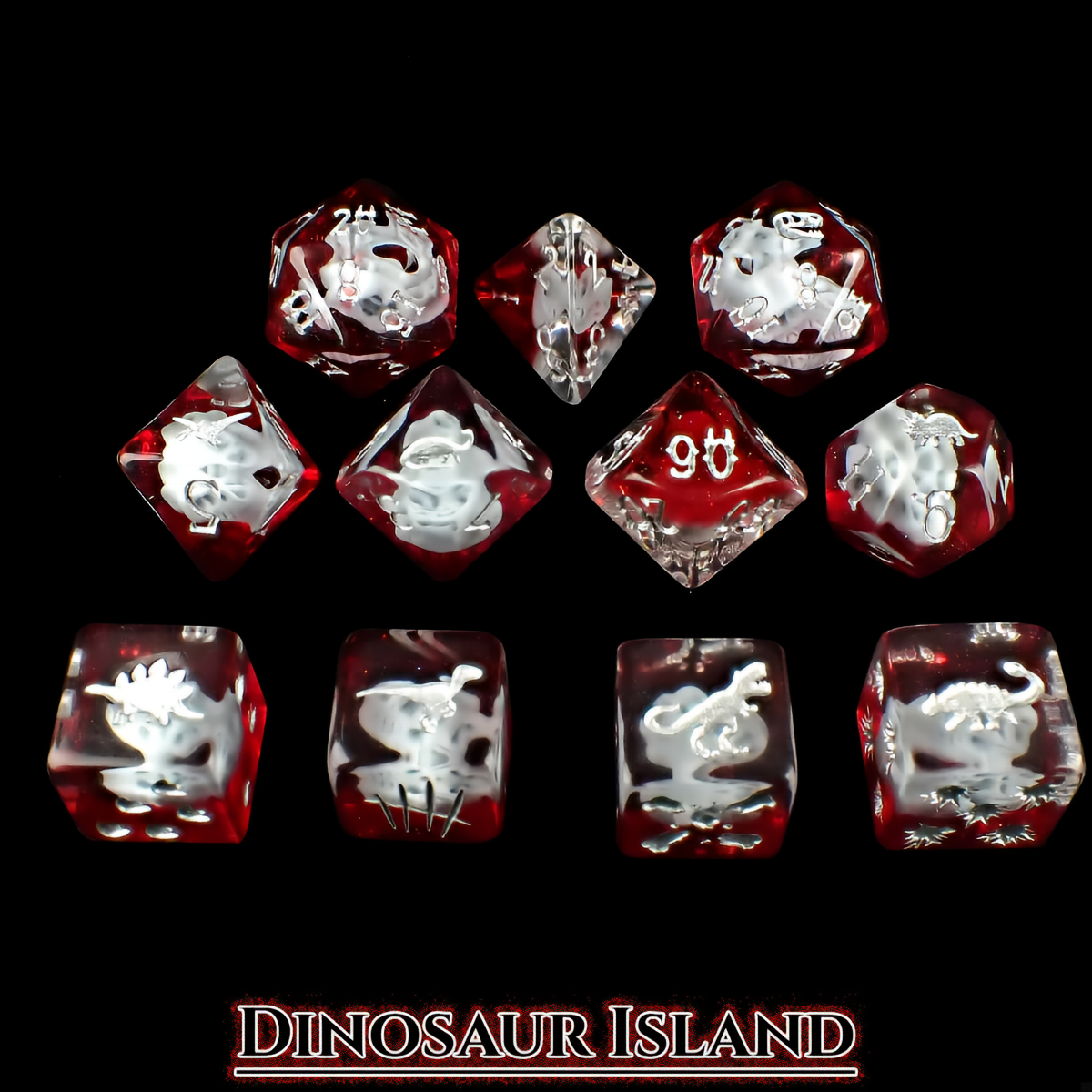 Dinosaur Island Dice Set