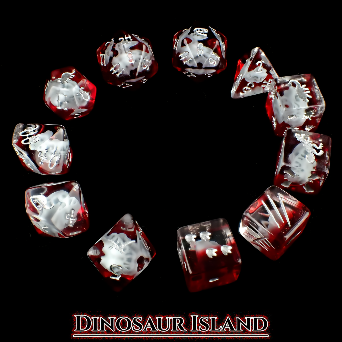 Dinosaur Island Dice Set