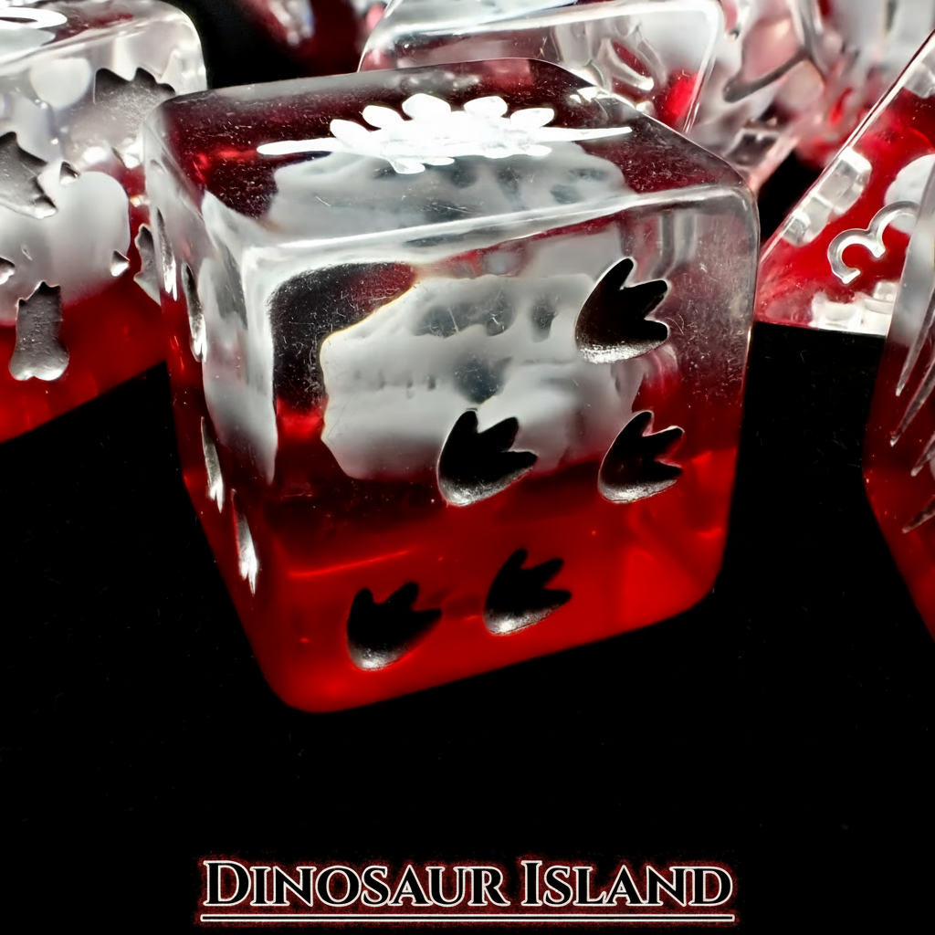 Dinosaur Island Dice Set