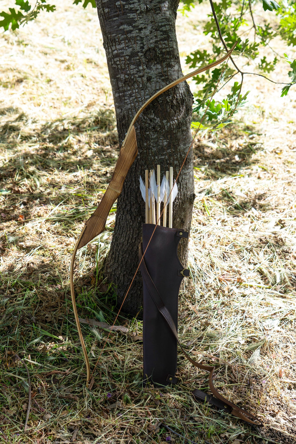 37" Take-Down Toy Bow & Rubber-Tipped Arrow Set With Felt Quiver