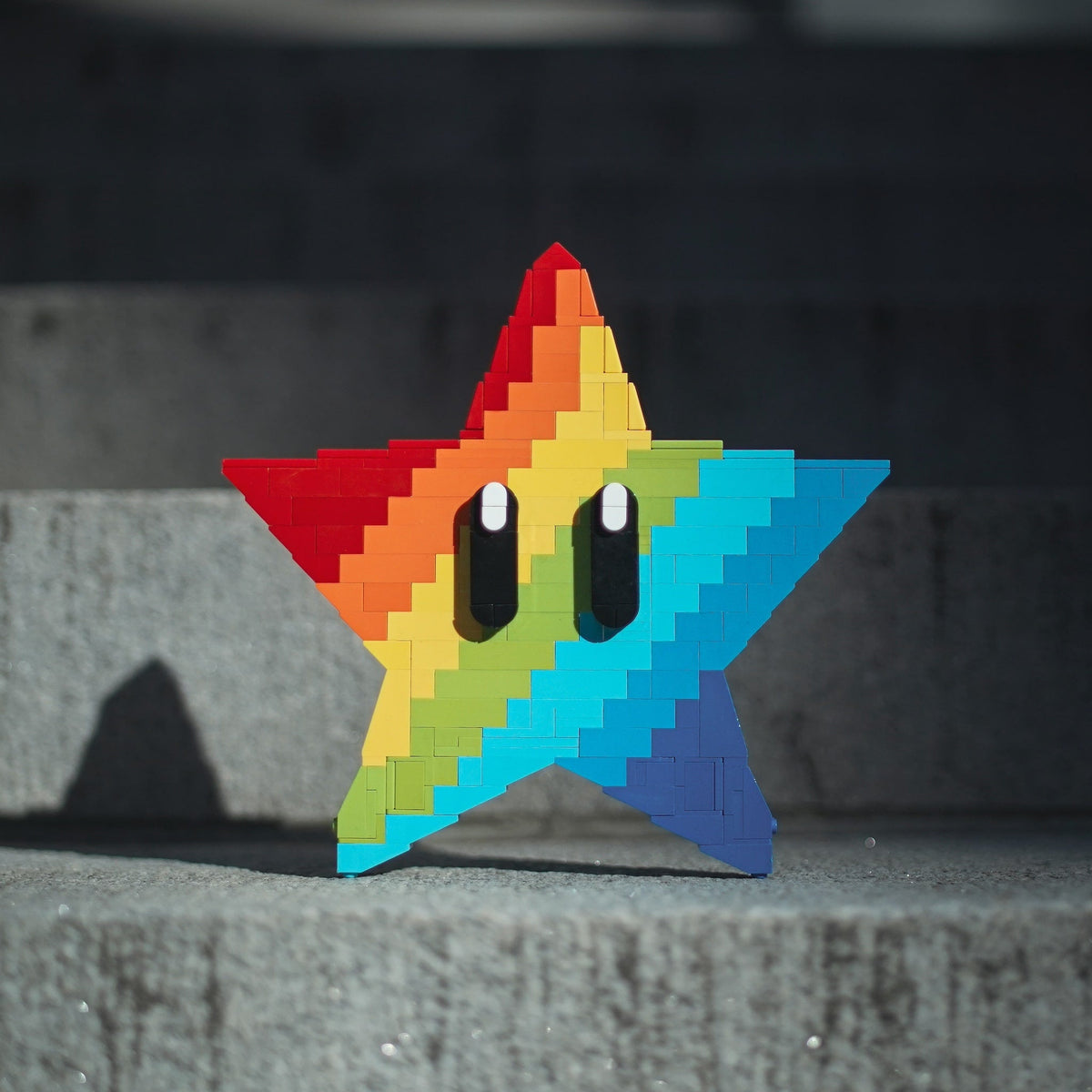 Life-Sized Rainbow Star