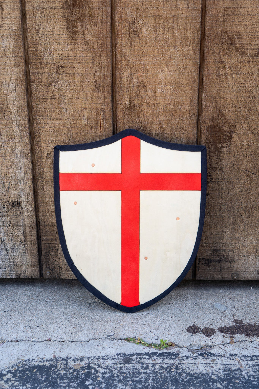 Handmade 18" Red Cross Heater Shield For Costume, Play or Wall Art