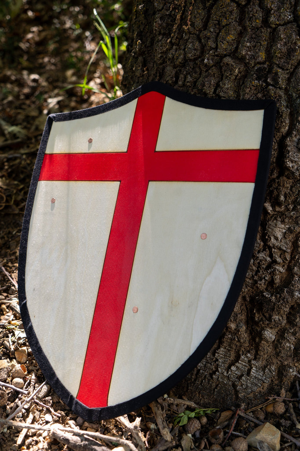 Handmade 18" Red Cross Heater Shield For Costume, Play or Wall Art