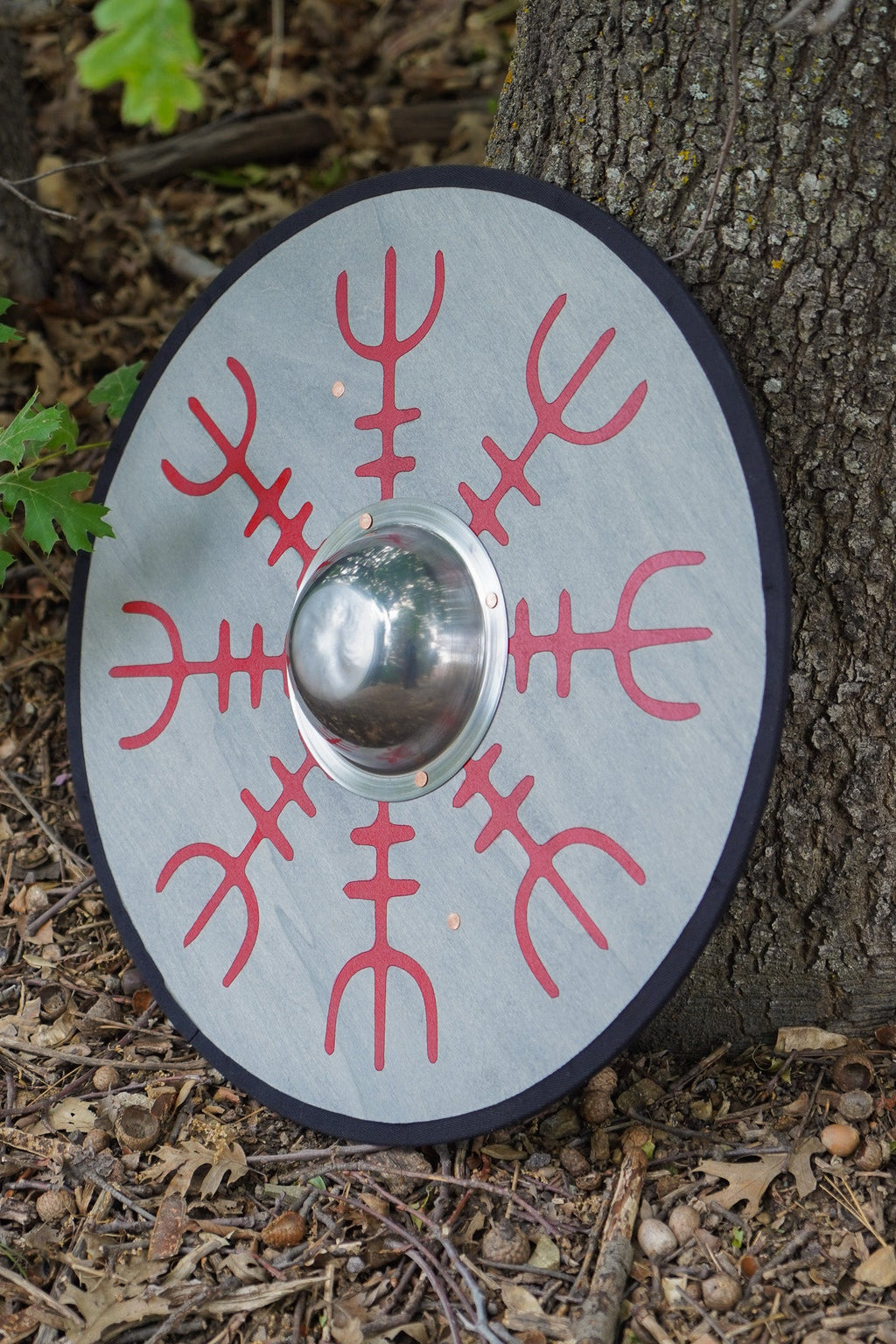 Laser Engraved 19" Toy Shield with Steel Umbo