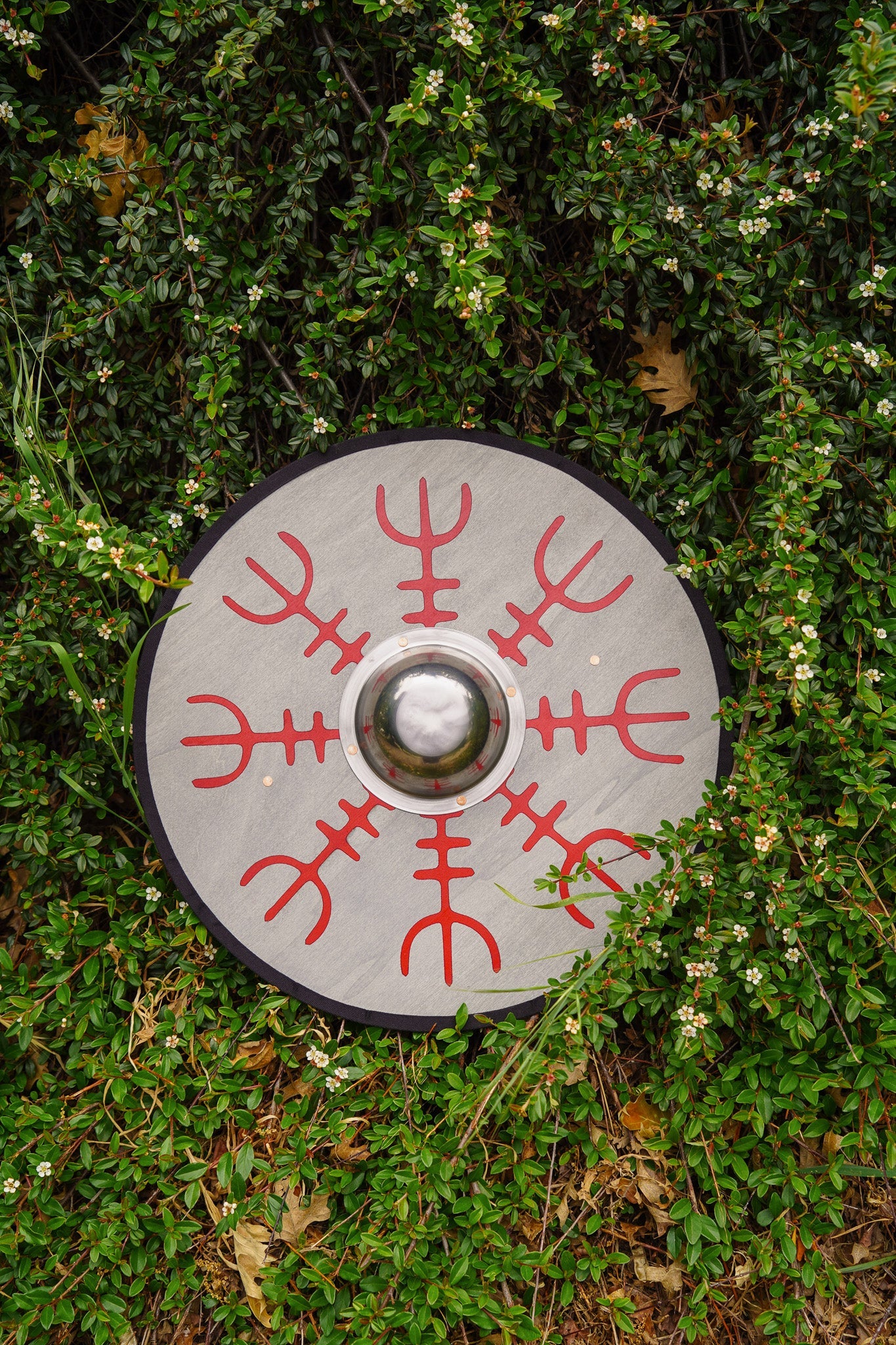 Laser Engraved 19" Toy Shield with Steel Umbo