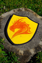 Handmade 18" Dragon Heater Shield For Costume, Play or Wall Art