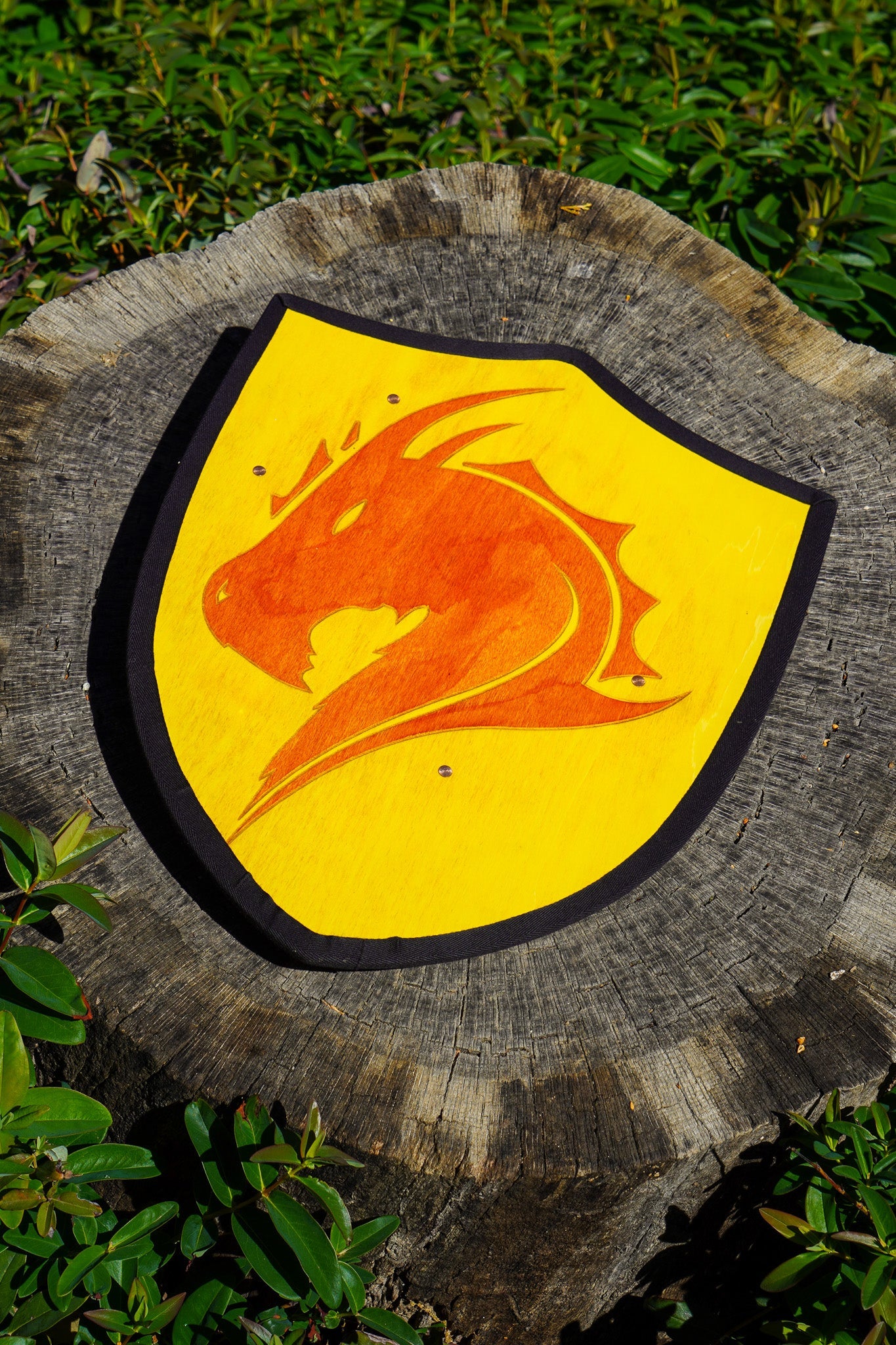 Handmade 18" Dragon Heater Shield For Costume, Play or Wall Art