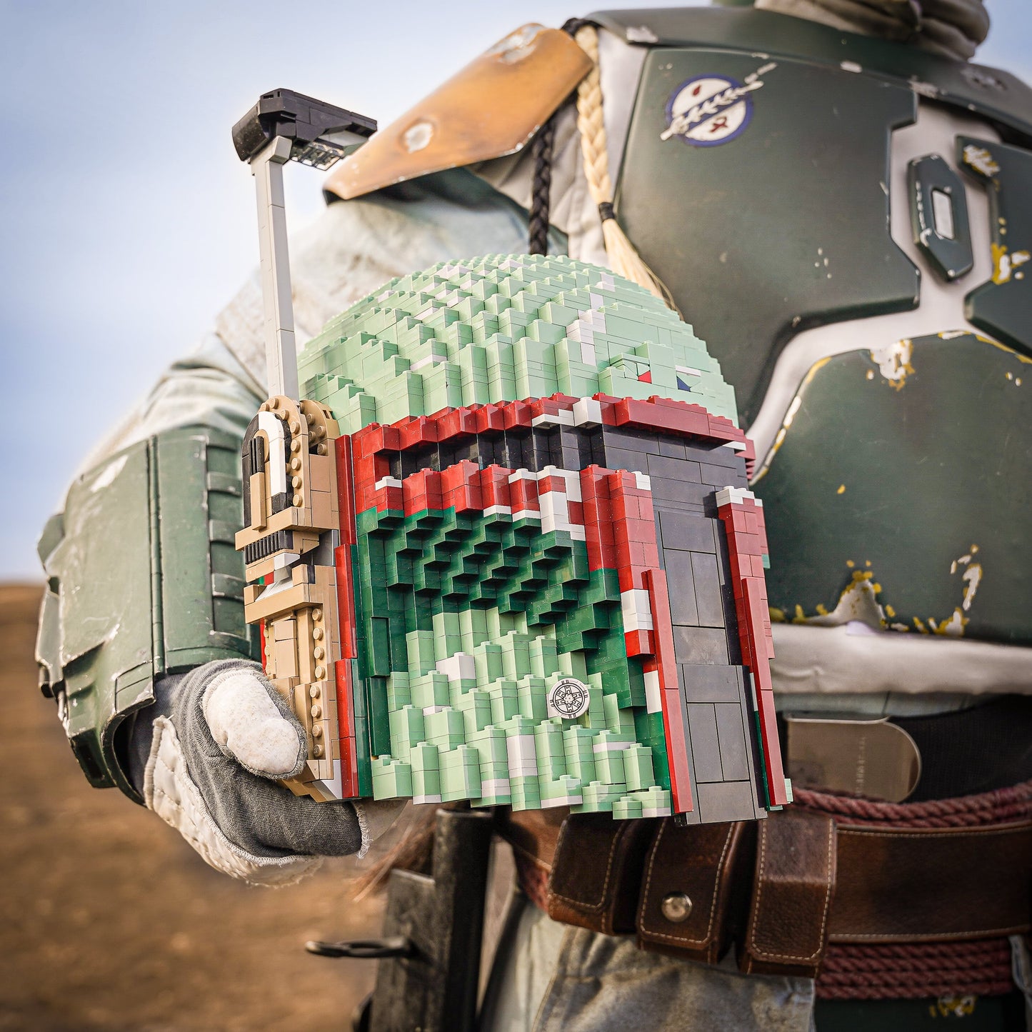 Boba's Life-Sized Helmet
