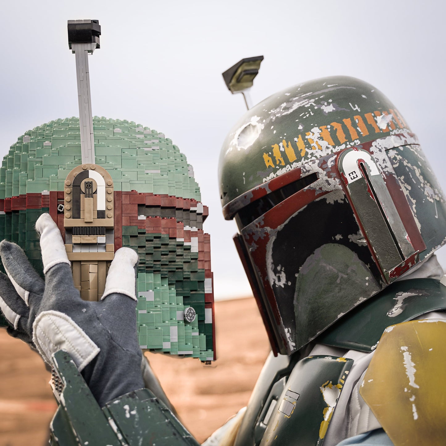 Boba's Life-Sized Helmet