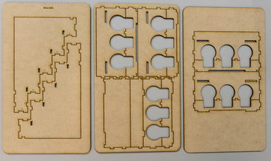 Paint Rack - 34mm "Half" for GW and Citadel Pots