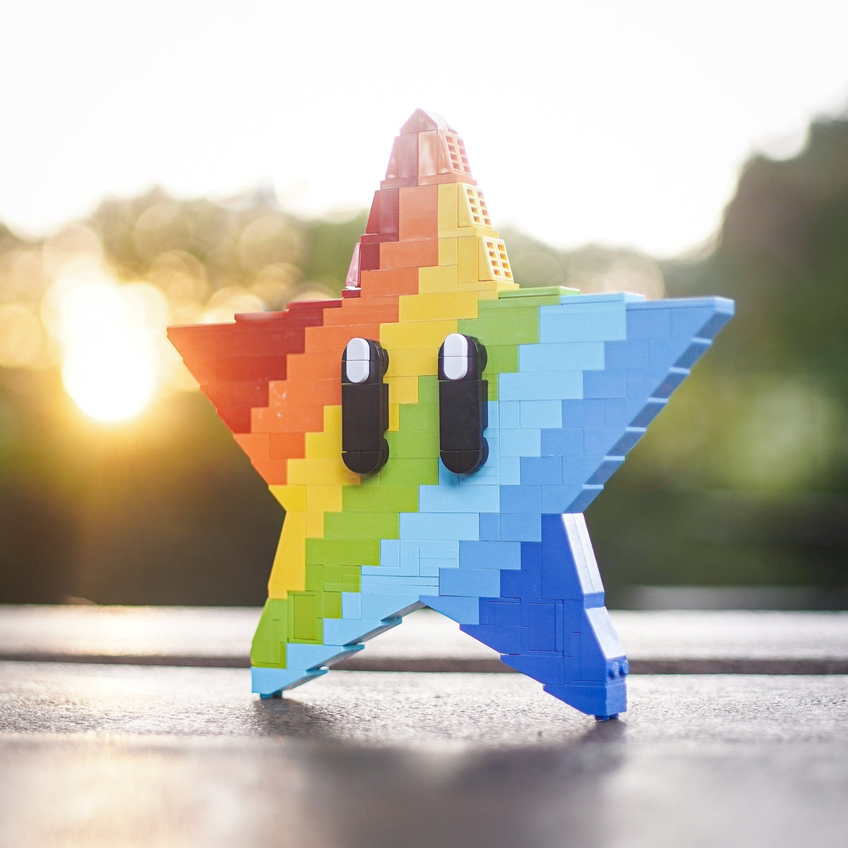 Life-Sized Rainbow Star