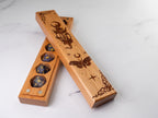 Gothic Moon Moth | Engraved Council of 7 Dice Vault
