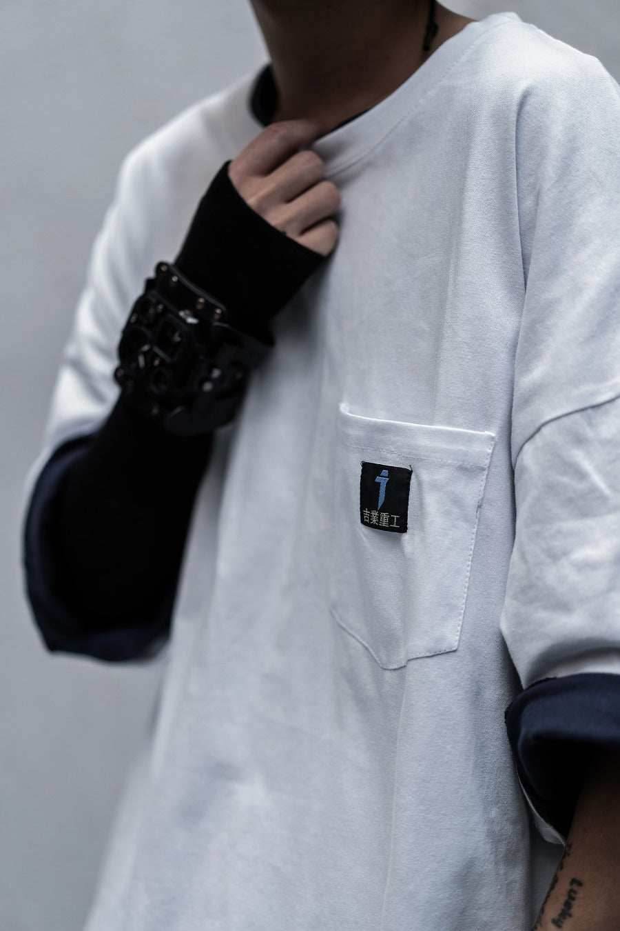 HiT2 Industrial Pocket Tee - White / Medium