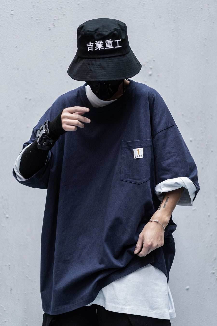 HiT2 Industrial Pocket Tee - Blue / Medium