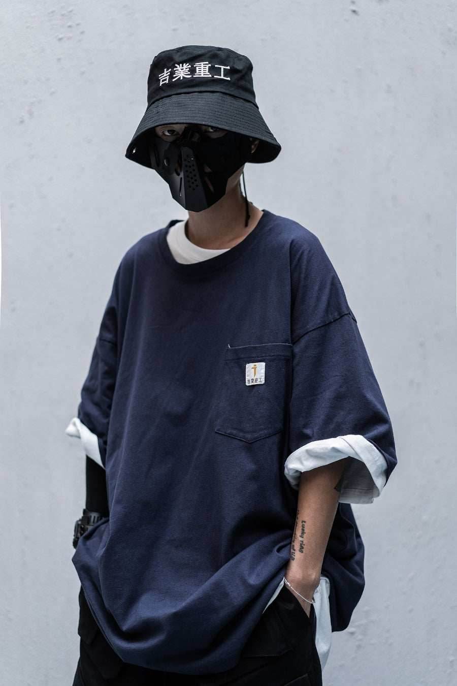 HiT2 Industrial Pocket Tee - White / Medium